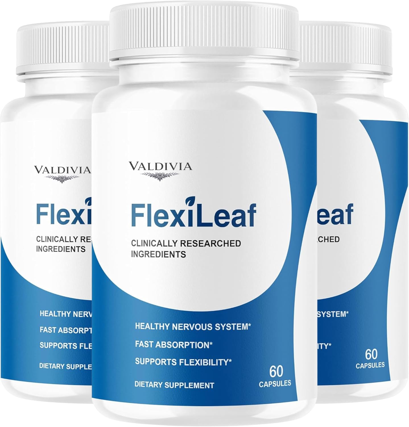 (3 Pack) Flexileaf - Official Flexileaf Capsules Supplement Natural Advanced Formula, FlexiLeaf Premium Ingredients Multivitamin Support for Overall Health & Wellness, 180 Capsules for 3 Months