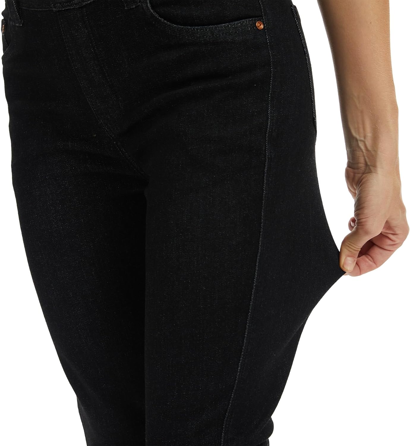 Tucking Flare Jeans Mid-Rise Bootcut for Trans Women MTF Non-Binary, Comfort Tuck