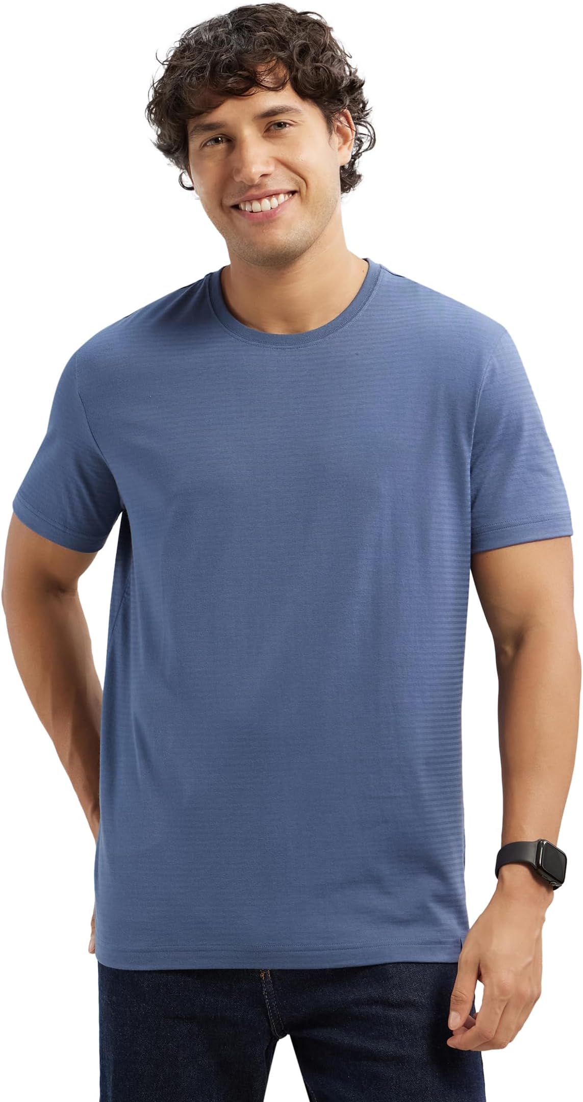 JockeyIM21 Men's Super Combed Supima Cotton Solid Regular Fit Round Neck Half Sleeve T-Shirt