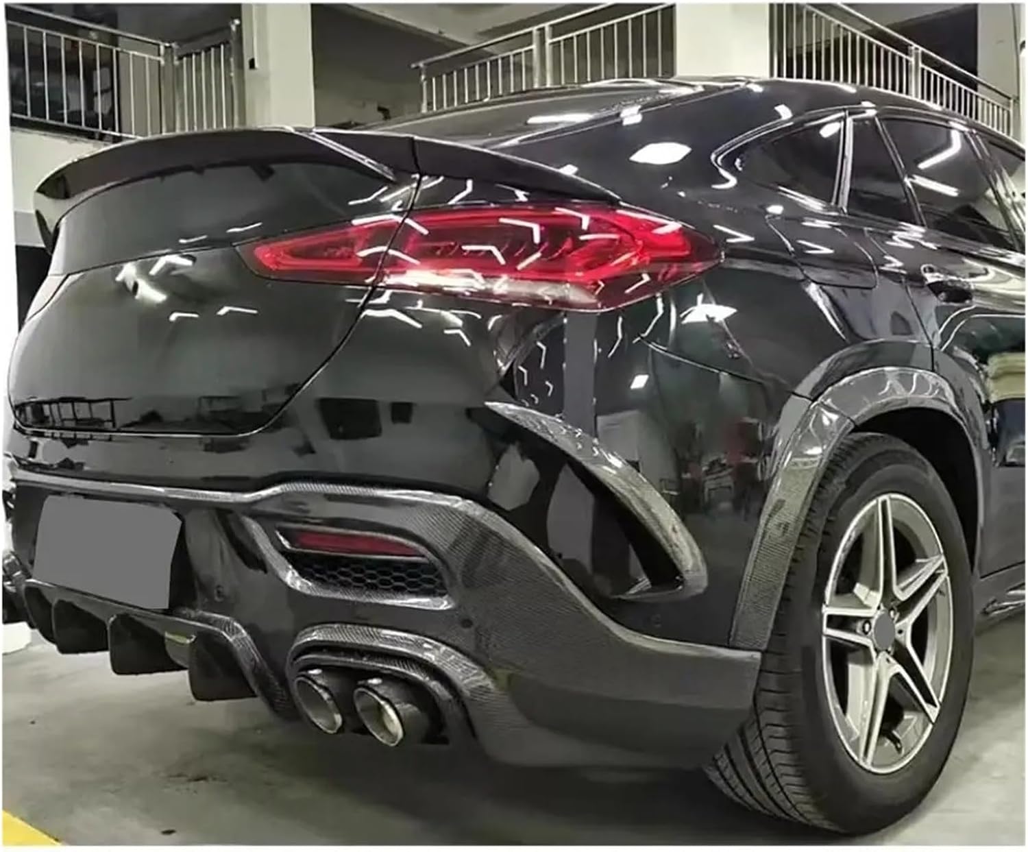 Carbon Fiber Car Wheel Eyebrow Protector Arch Trim Compatible with GLE Class W167 Coupe 2020