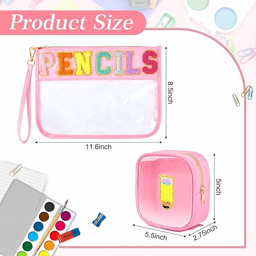 Miniatura 3 de Bolsa de viaje con cremallera de nailon para maquillaje, 2 uds, Nylon CHEER Theme, Nylon Cheer Theme