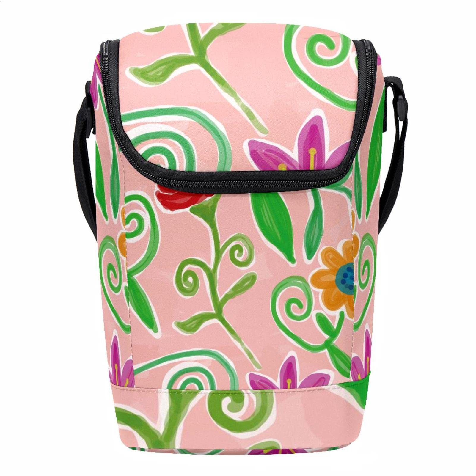 Bolsa de almuerzo de pintura colorida que alegra tus menús diarios