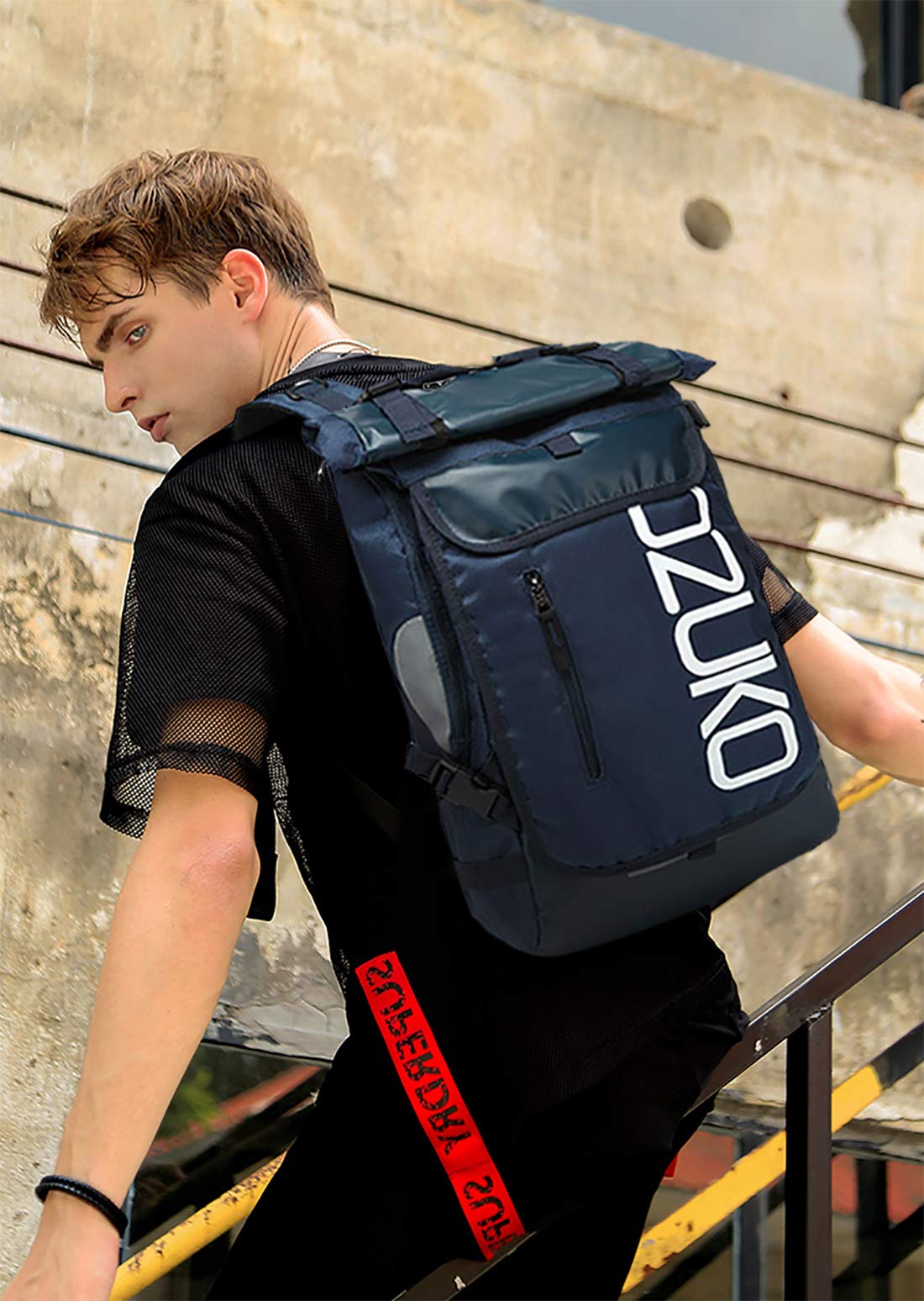 FANDARE Plecak na laptopa 15,6 cala Plecak wspinaczkowy Daypack Tornister męski damski poliester