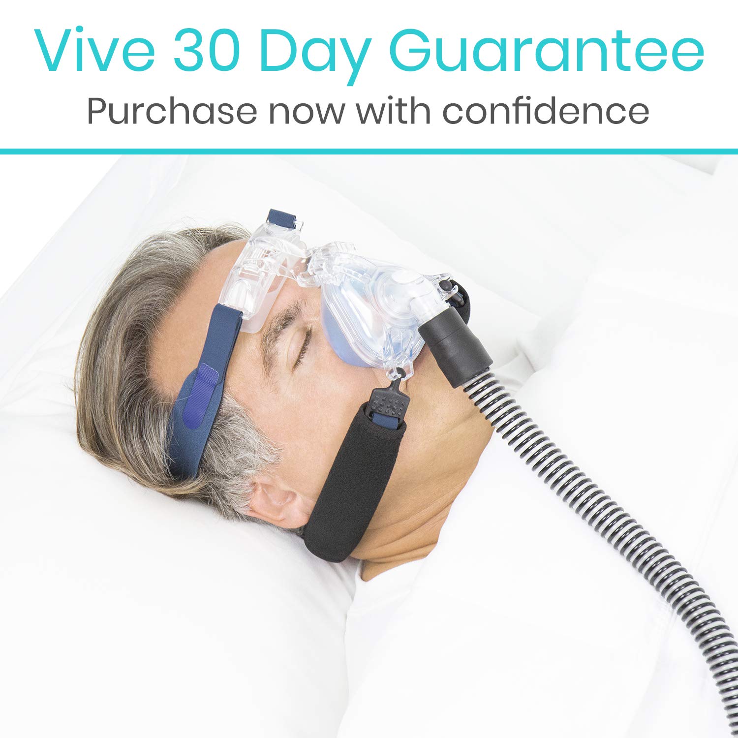 Vive CPAP Strap Pads Headgear Mask Covers Universal Fit for Full