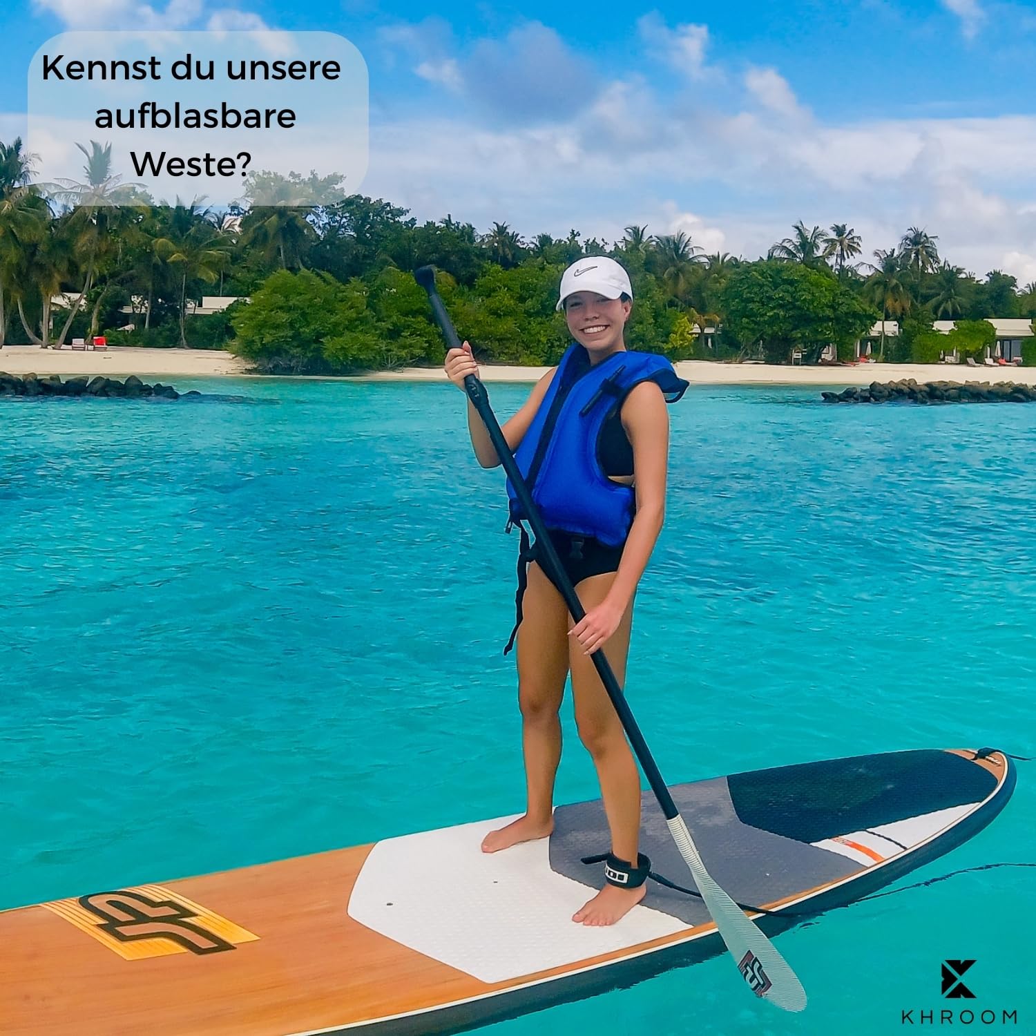 Khroom Schnorchelflossen verstellbar Flossen Erwachsene & Kinder | Kurze Taucherflossen & Flippers zum Schnorcheln Schwimmen Tauchen | leichte Schwimmflossen für Urlaub & Pool