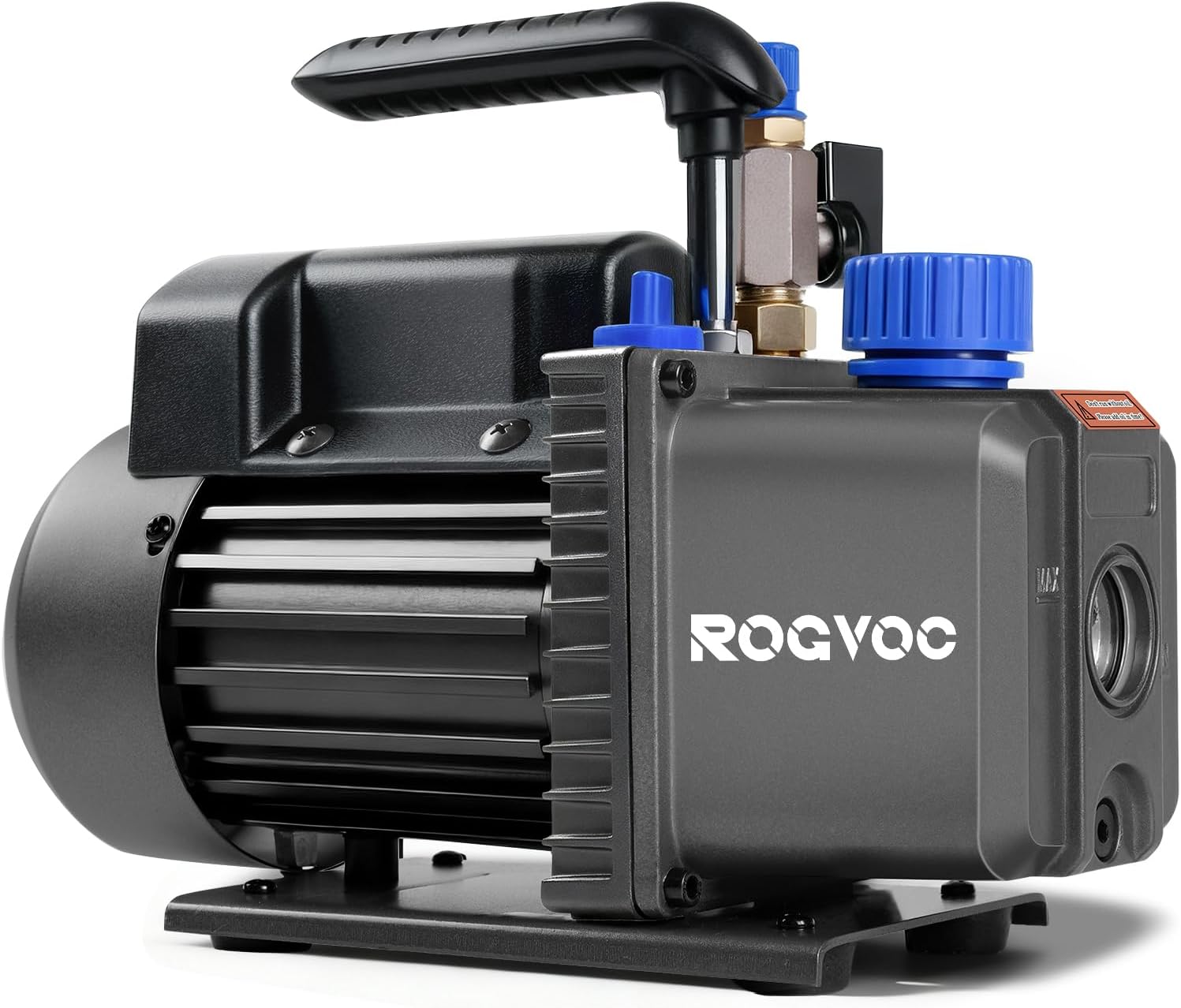 3.5 CFM Vacuum Pump, 110V 1/4 HP Single Stage Rotary Vane Air Vacuum Pump for HVAC/AUTO, AC Refrigerant Recharging, Applicable to R12 R22 R134a R410a