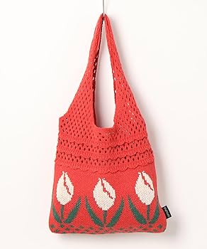 Amazon.co.jp: チューリップトート トートバッグ ニット a4