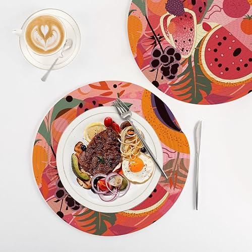 Miniatura 4 de Watercolor Hand Fruit Party Heat Resistant Hot Pads Microwave Trivet for Hot Pots and Pans Pots Pans Set Holder for Microwave Stove Home Necessities