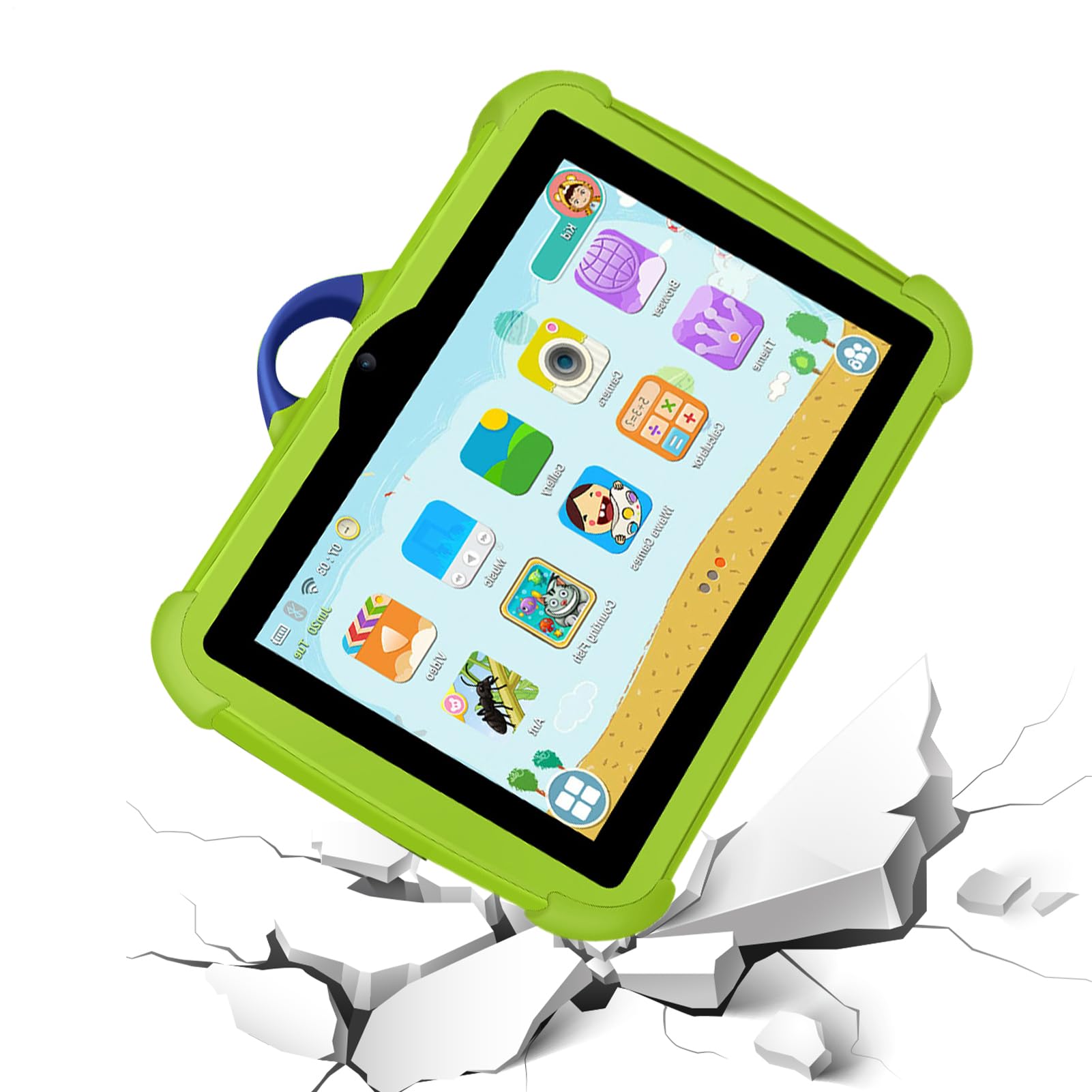 Generico Tablet Per Bambini Da 7 Pollici - Tablet Android7.1, +64 GB Romtablet PC | Protezione Agli Occhi A Prova Di Goccia Multiuso E All' A Prova Di, Grande Batteria Con Doppio Contro