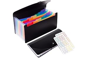 2 Pack Mini Expanding File Folders