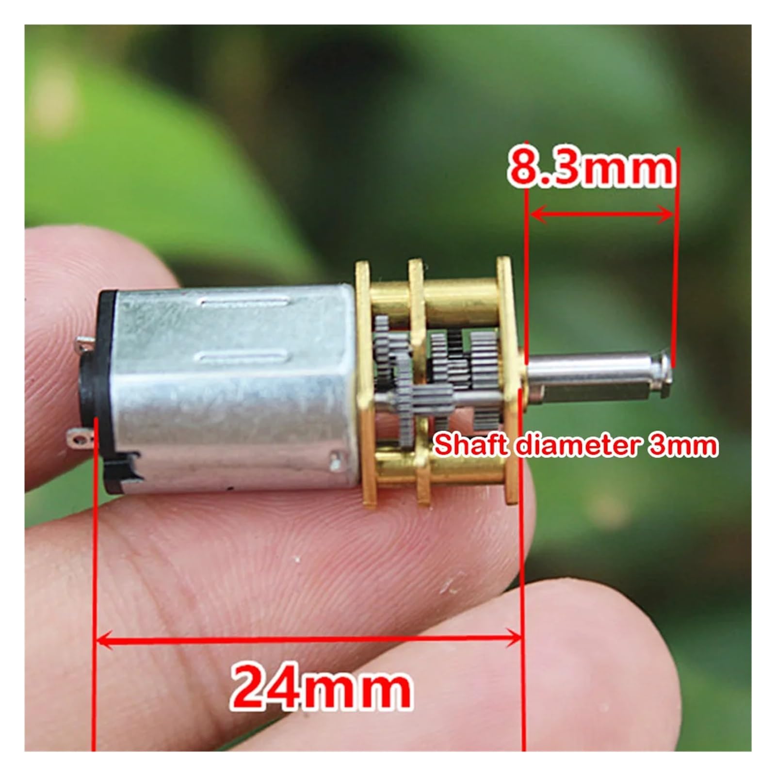 DC 3V-6V 5V 70RPM Velocidad Lenta Mini N20 Motor De Engranajes Caja De Engranajes De Metal Completo Motor Reductor Eléctrico Smart Robot RC Barco Accesorios De Juguete