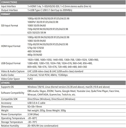 Miniatura 7 de AVMATRIX Tarjeta de captura PCIE VC12-4K 4k para transmisión en vivo de juegos y grabación en 4K60 UHD con latencia ultra baja en PS5 PS4Pro Xbox