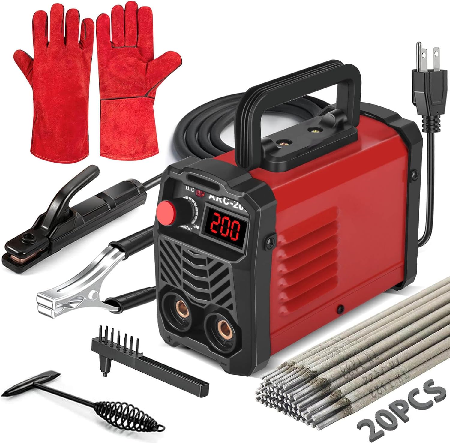 200Amp 20PCS Rods Stick Welder