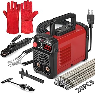 Top 10 affordable portable welding review 6 Red 200Amp 20PCS Rods Stick