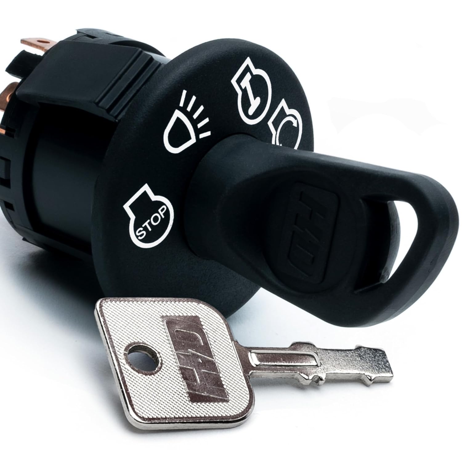 HD Switch Starter Ignition Key Switch fits John Deere S100 S110 S120 S130 S140 S160 S170 S180 S220 S240 102 105 106 107 107H 107S 108 115 125 135 145 155C 190 G110 Scotts Sabre Mower Garden Tractor