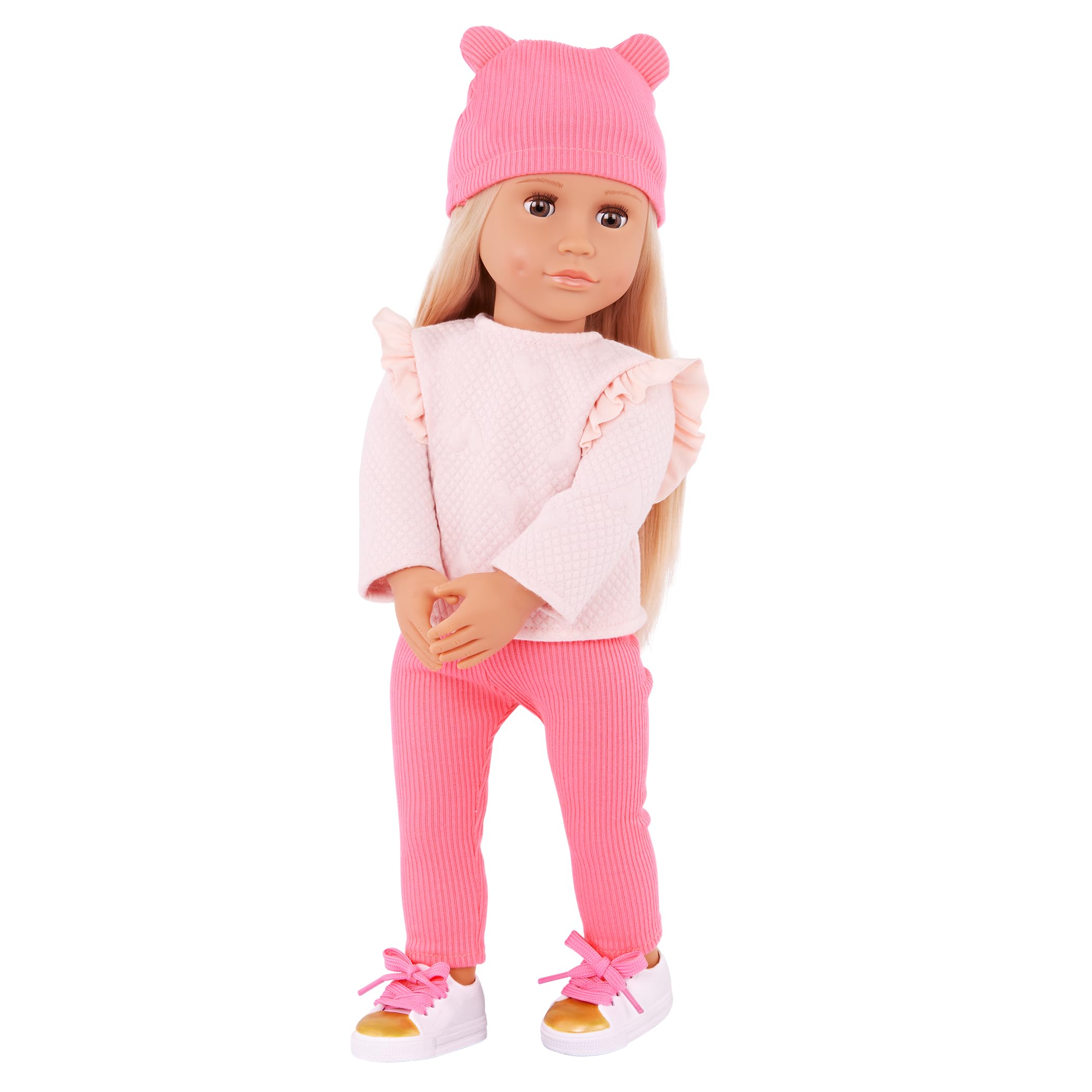 Our Generation Joyce Doll with Sweatsuit and Beanie Hat, Multicolor