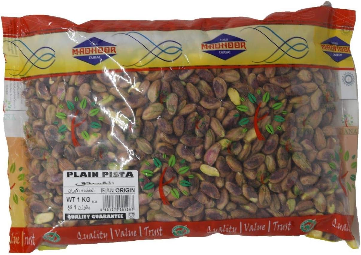 Madhoor Pista Peeled, 1 Kg