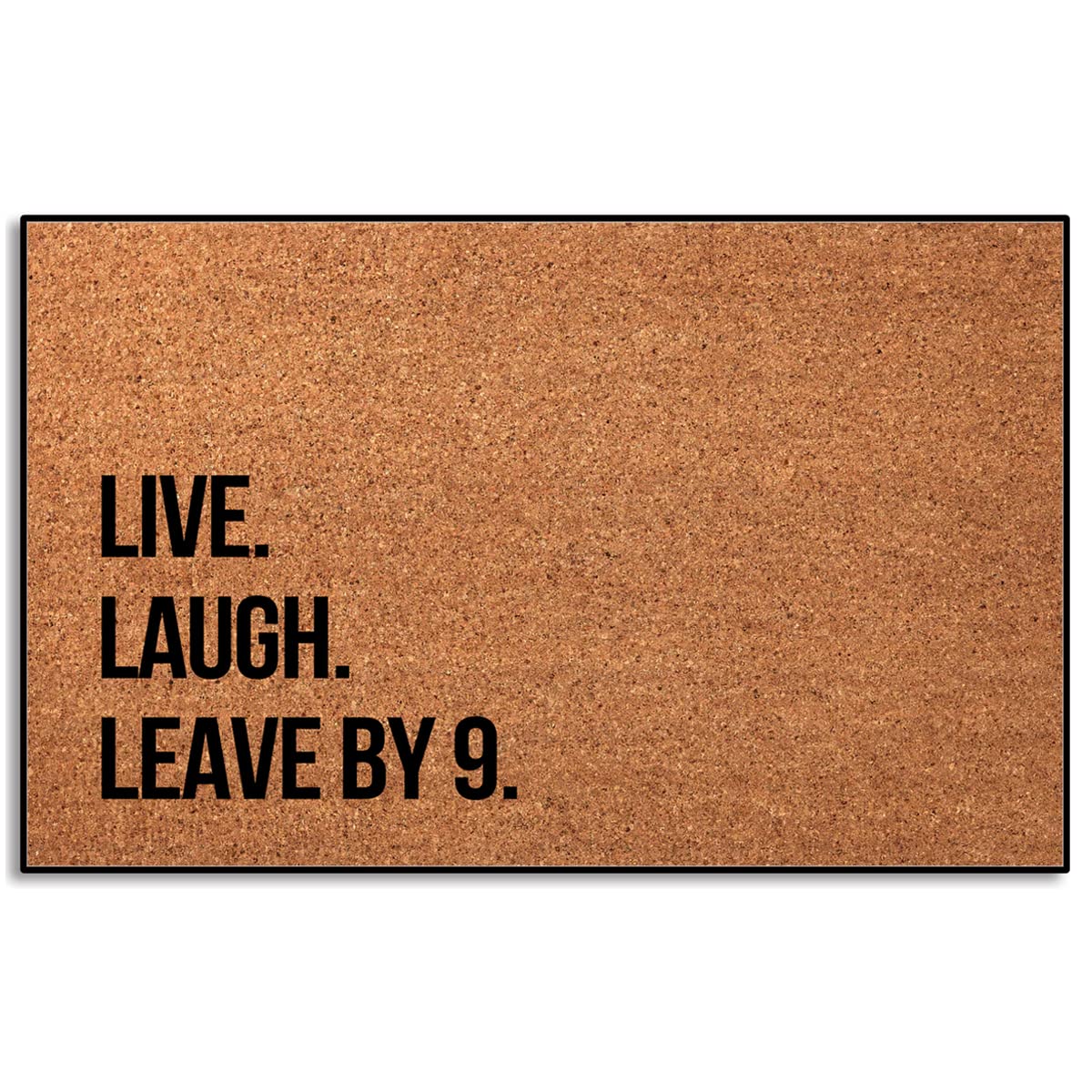 Wulidrom Live Laugh Leave by 9 pm Inside Front Door Mat for Front Door Inside, Outdoor Door Mats for Home Entrance Rugs Indoor Floor Mats for Entryway
