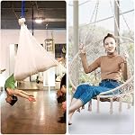 Heavy Duty 360° Swivel Swing Hanger, Stainless Steel Swing Hook for Ceiling Wooden Porch Swing Hanging kit Playground Gym Rope Boxing Bag Hammock Chair Yoga Mount 1000 lb Capacity