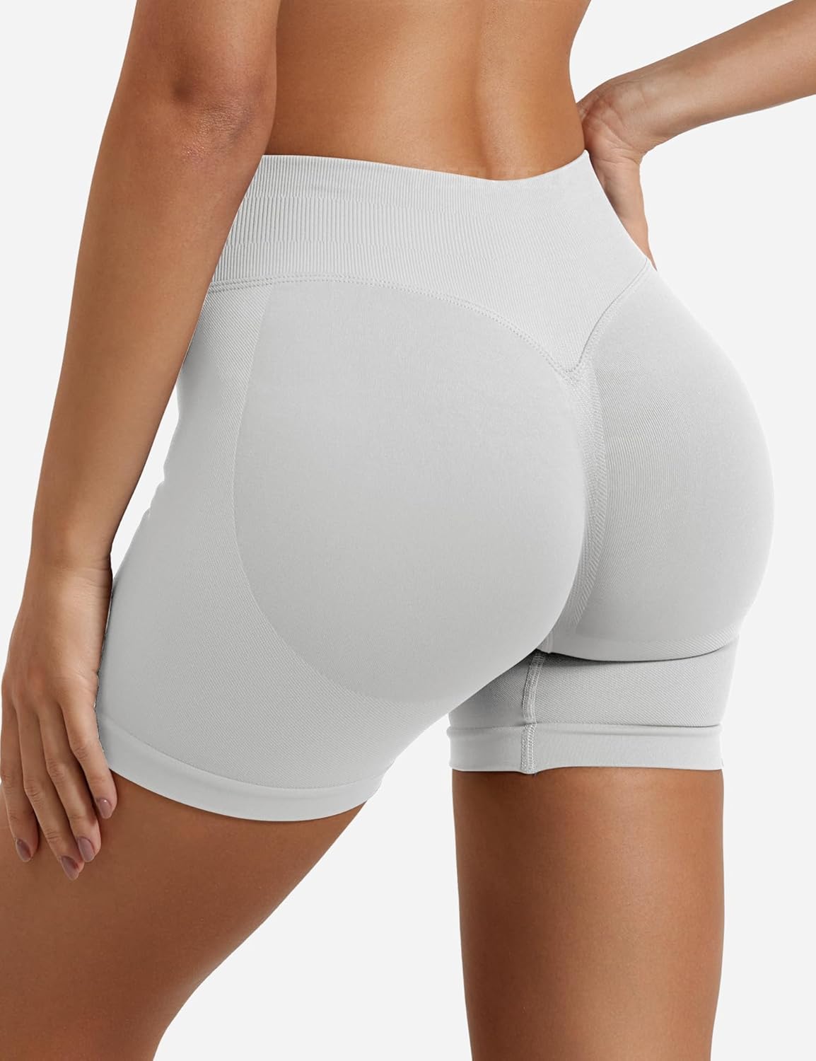 YEOREO SoftHue Women Workout Gym Impact Shorts Hidden Scrunch Butt Lifting 2.5"/3.6"/4.5"/6" Seamless Shorts - Image 5