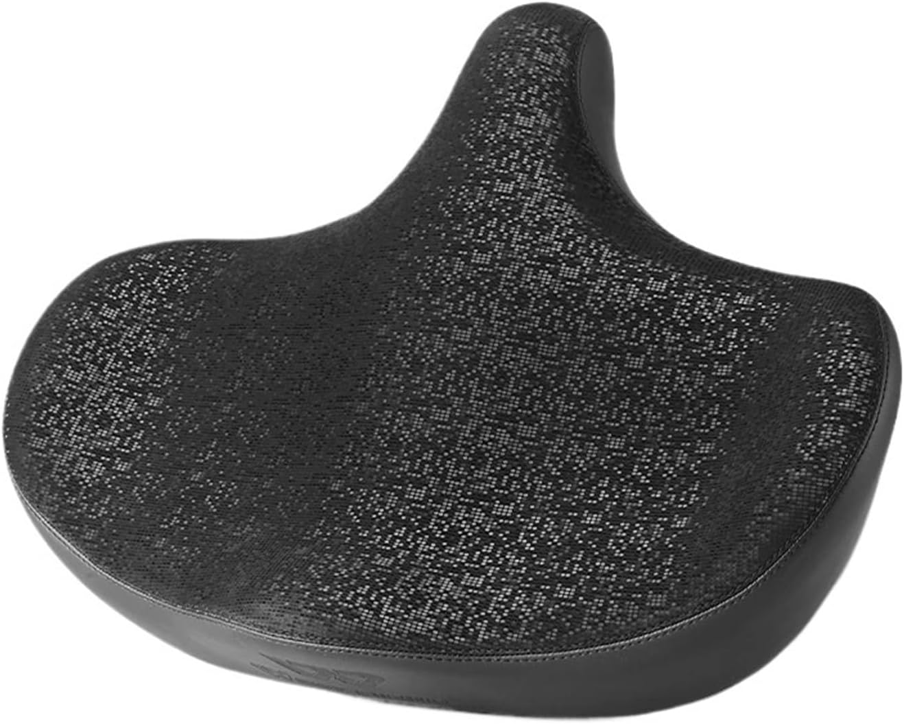 Bicycle Saddle Road Bike Seat Hollow Leather Breathable Cycling Cushion Exercise for Men Women(Base-Black)