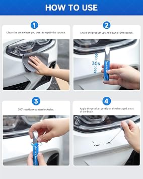 3T3 Ruby Flare Pearl Touch Up Paint Compatible with Toyota Exact Match Touch Up Paint Car Scratch Repair