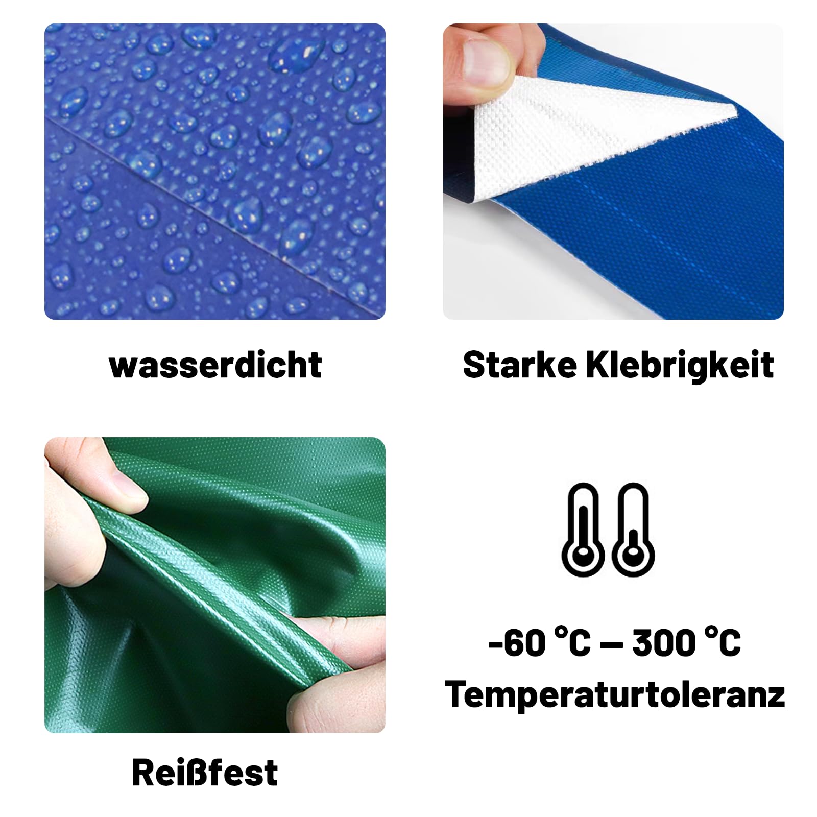 zelt reparieren kleber FONWUJIOT reparaturset,zelt reparatur klebeband,kleber für lkw plane, zelt-reparatur-sets,lkw plane reparaturset 5M*8CM Blau Baumarkt Farbe:Asphalt Jalousien – Kübler GmbH 93012