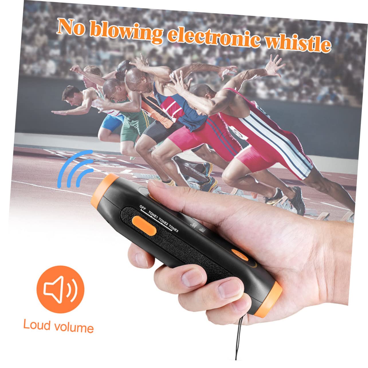 fischio elettronico fischio di pallavolo Fischietto elettronico per Allenatori Fischietto con Cordino Gli Allenatori fischiano con Il Cordino Fischietto a Mano Magnete
