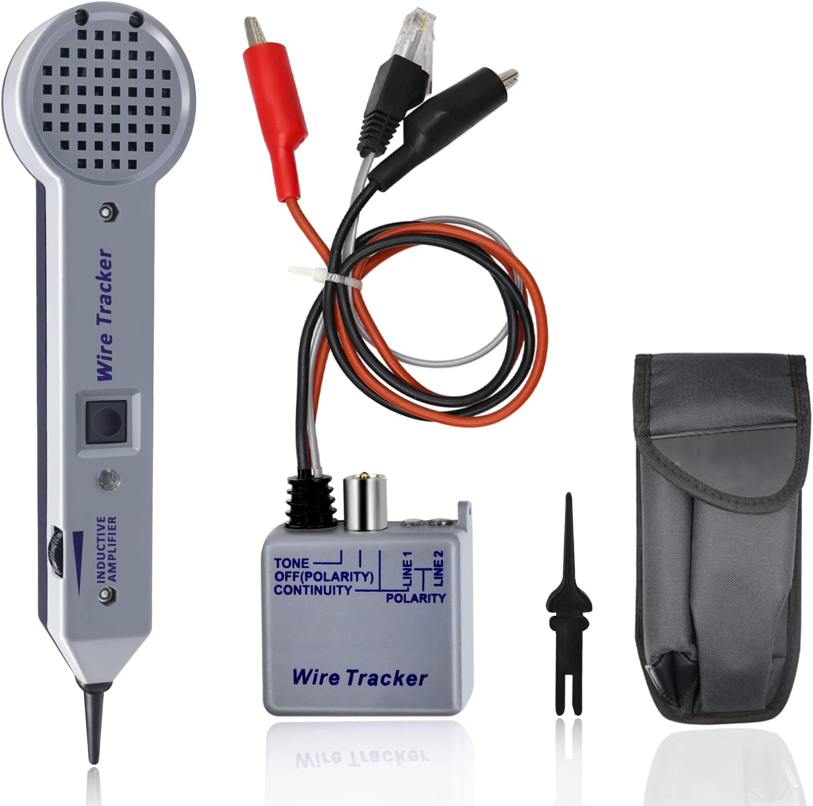 - Lunarlipes Tone Generator Kit, Wire Tracer Circuit Tester, Tone Tracing Probe Kit, 200EP High Accuracy Cable Tester, Line Finder Toner Inductive Amplifier Variable Tone Generator for Network
