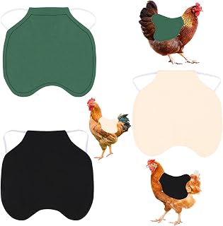 3-Pack Chicken Saddle for Hens, Chicken Aprons for Hens,Hen Saddle Chicken Vest Jacket Clothes for Poultry Back Feather Protection Protector Supplies Fits Small Medium Hen Accessories