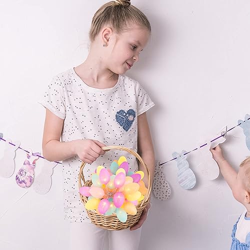 Miniatura 6 de NJN Guirnalda de luces de huevos de Pascua de 10 pies, 30 LED, funciona con pilas, para decoración de Pascua, fiesta, hogar, decoración de jardín