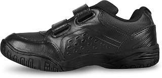 Nivia School Shoe for Kids/Durable/Anti-Skid/MESH with Superlight Lightweight Formal Shoe- SIZE-02 (Black)