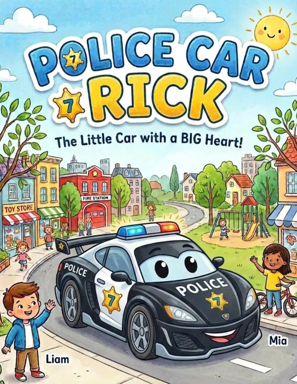Rick the Police Car (Samkey's “Little Heroes on Wheels" series)