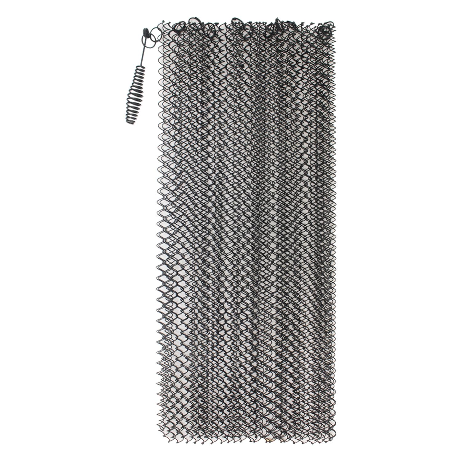 Cortina de malla metálica para chimenea, barrera de seguridad para mascotas y niños, protección contra chimeneas, 61 cm x 45,7 cm, ideal para perros y gatos, diseño duradero ignífugo