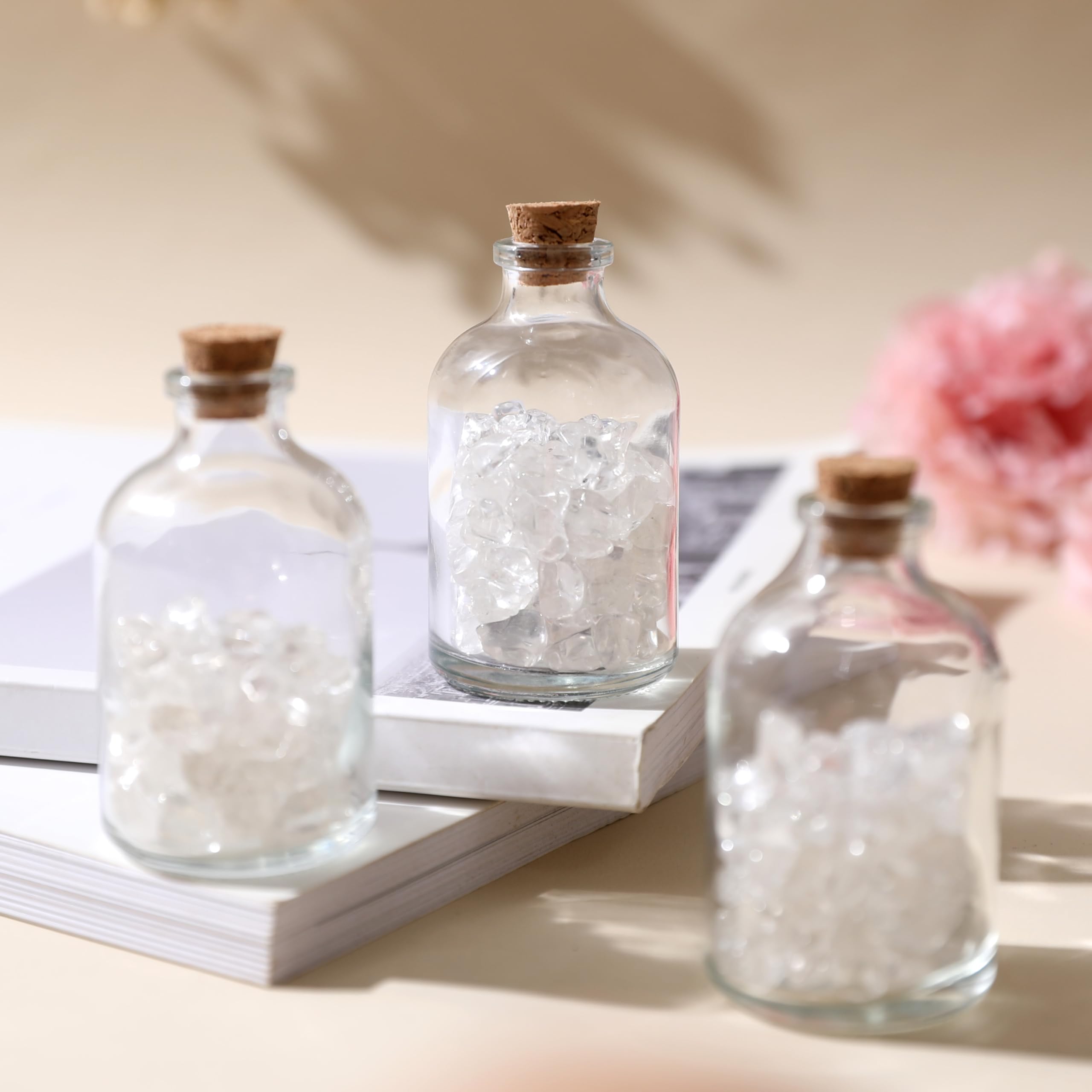 20 Pack 40ml Glass Jars Bottles Decoration Bottles With Cork Stoppers For Party Favors Arts Small Projects And Diy Decorations - View #12