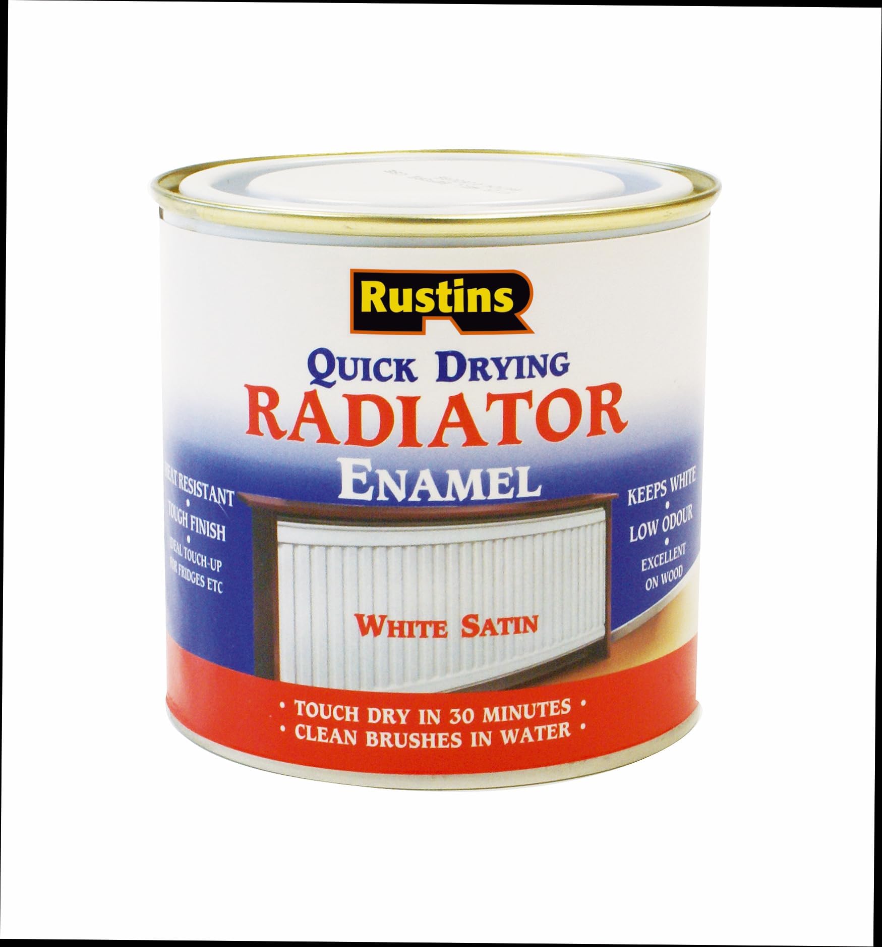 Quick Drying Radiator Enamel Satin 250ml– Durable, Long-Lasting Finish for Radiators That Stands the Test of Time