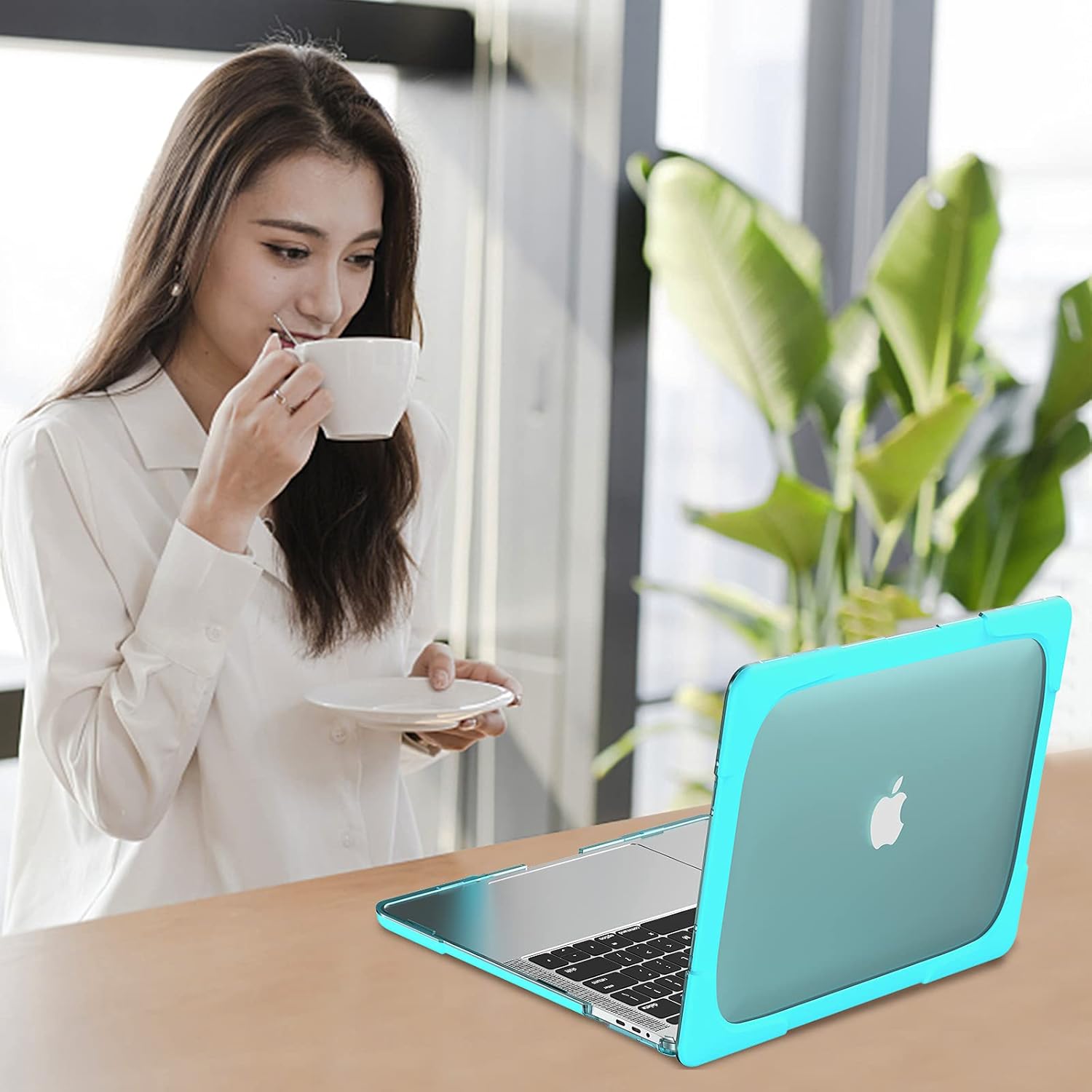 CISSOOK Kickstand Shockproof Case for MacBook Pro 14 Inch 2023 2021 Release M3 A2992 A2918 A2779 M2 A2442 M1 with Touch ID, Heavy Duty Hard Shell Case with Keyboard Cover for MacBook Pro 14 2023