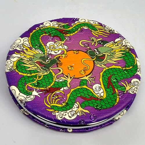 Miniatura 4 de Feng Shui Success - Espejo de vibraciones de éxito espejo de dragón doble w5313