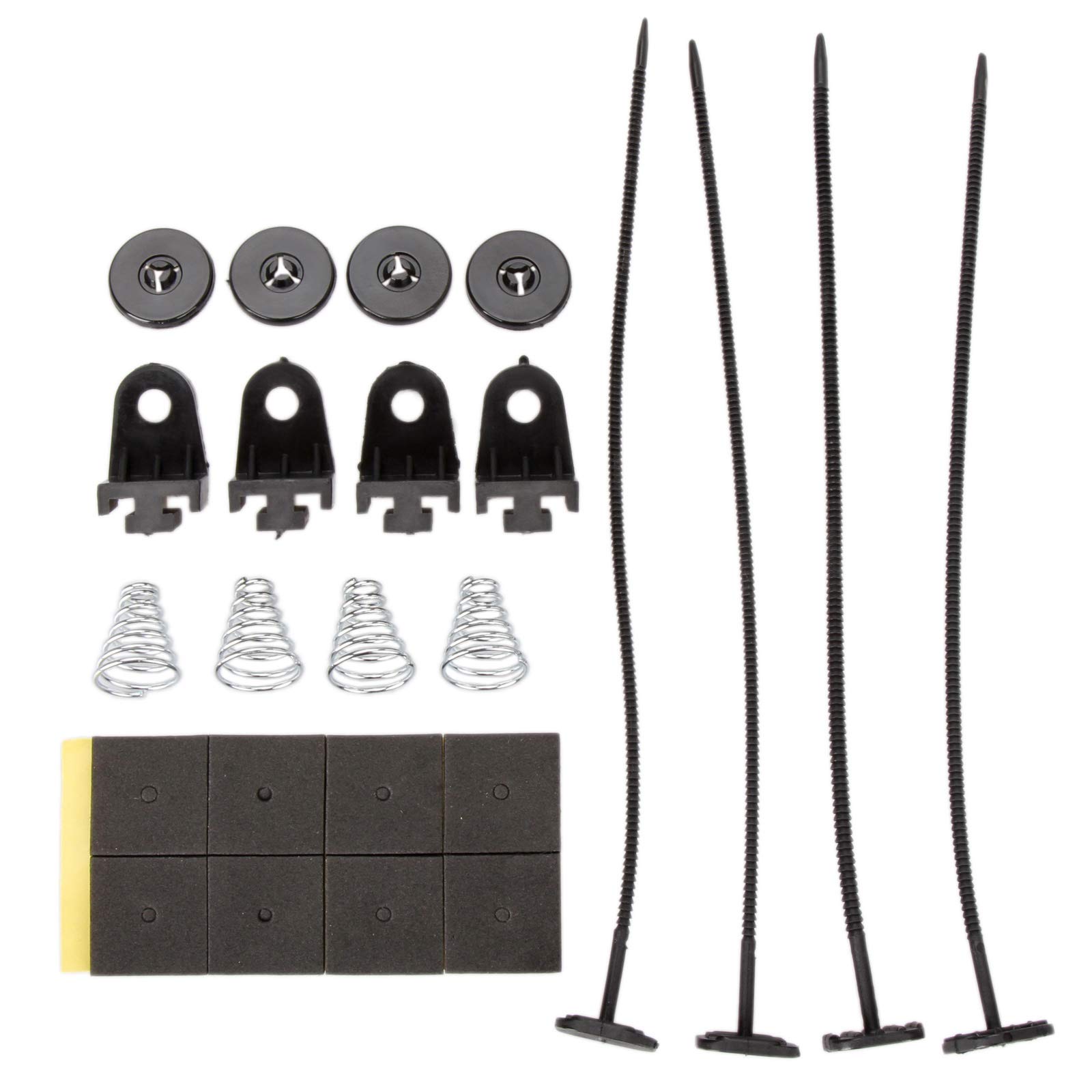 Universal 10" 80W Elektrische Lüfter Wasserkühler Kühlerlüfter Kühler mit Montagesatz