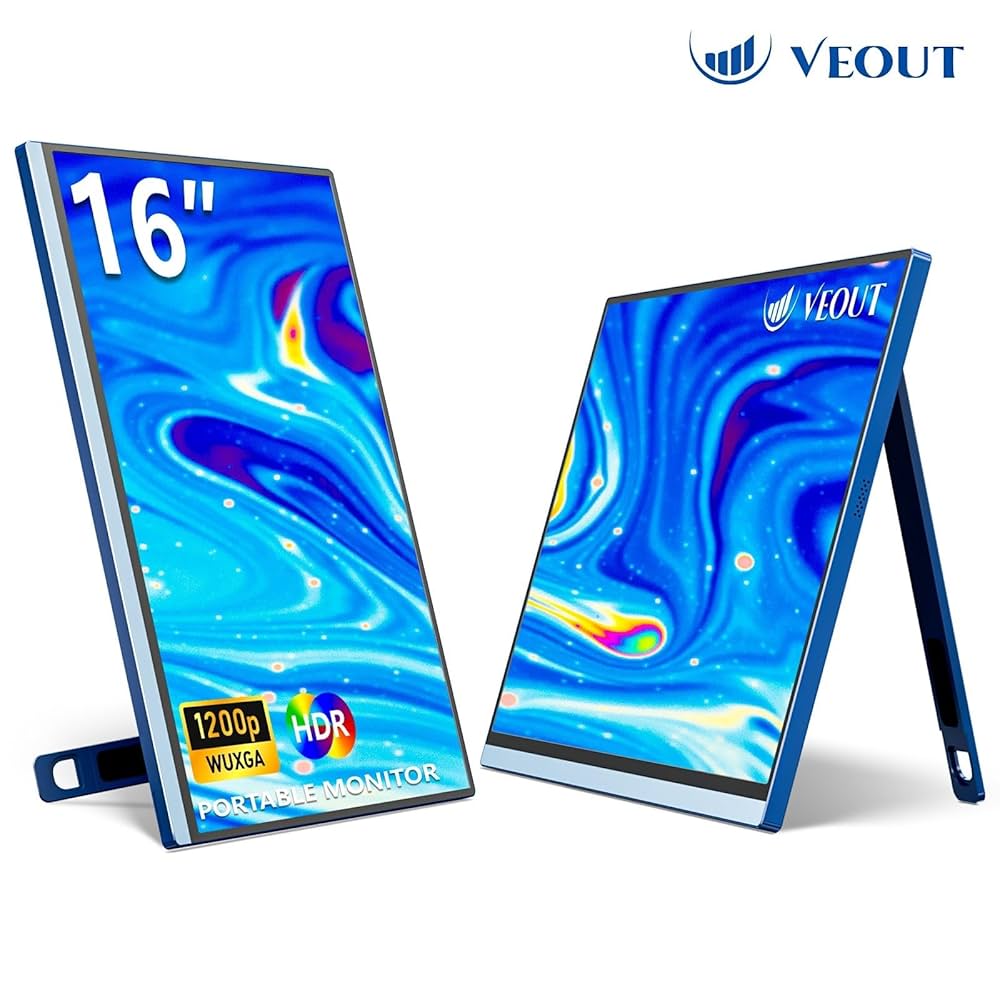 Amazon | 16インチ 60HZ ゲーミングポータブルモニター、ノート