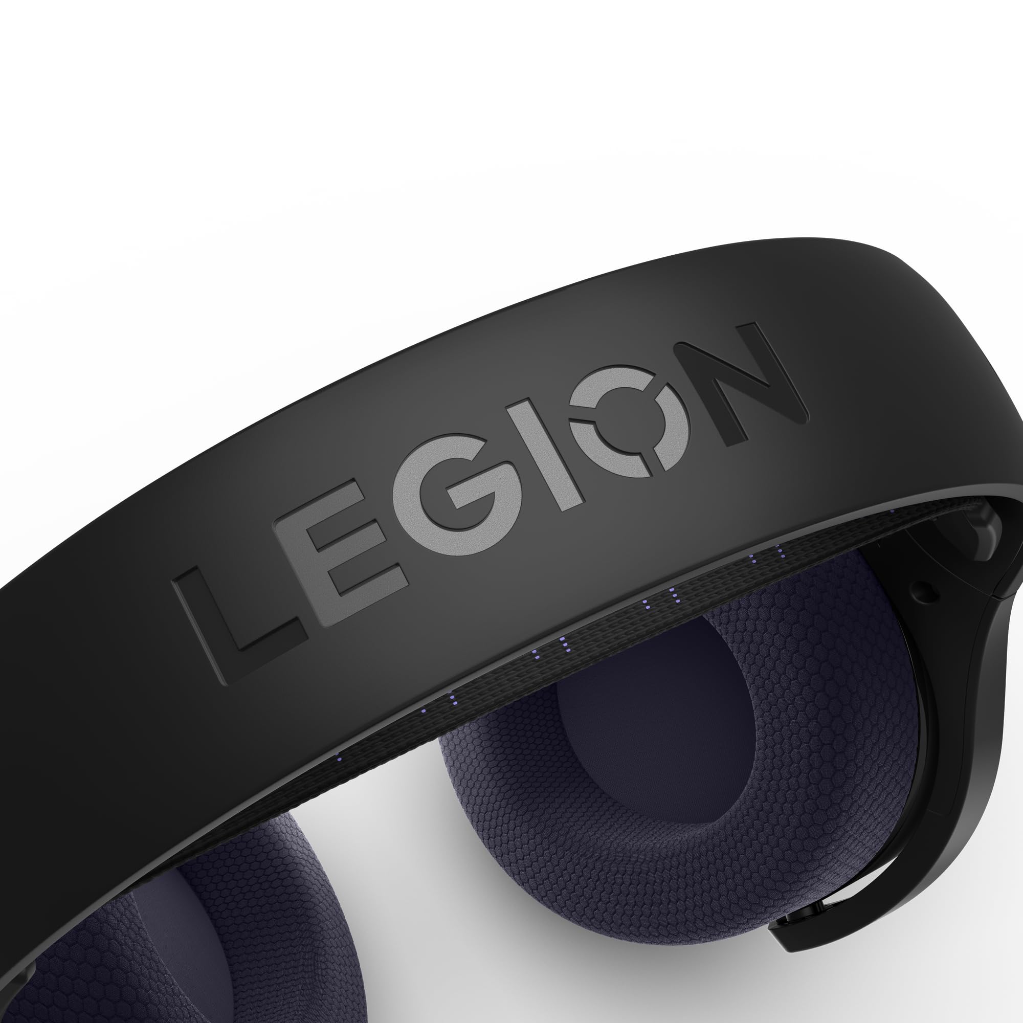 Lenovo Legion H410 Casque de Jeu sans Fil | Casque de Jeu | Noir/Violet foncé
