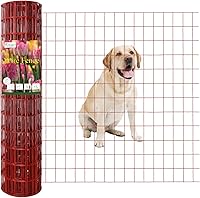 Vista 12 de Valla de alambre soldada con revestimiento de PVC negro de 36 pulgadas x 50 pies, 2 pulgadas x 3 pulgadas 16GA, rollo de cercado de borde de jardín