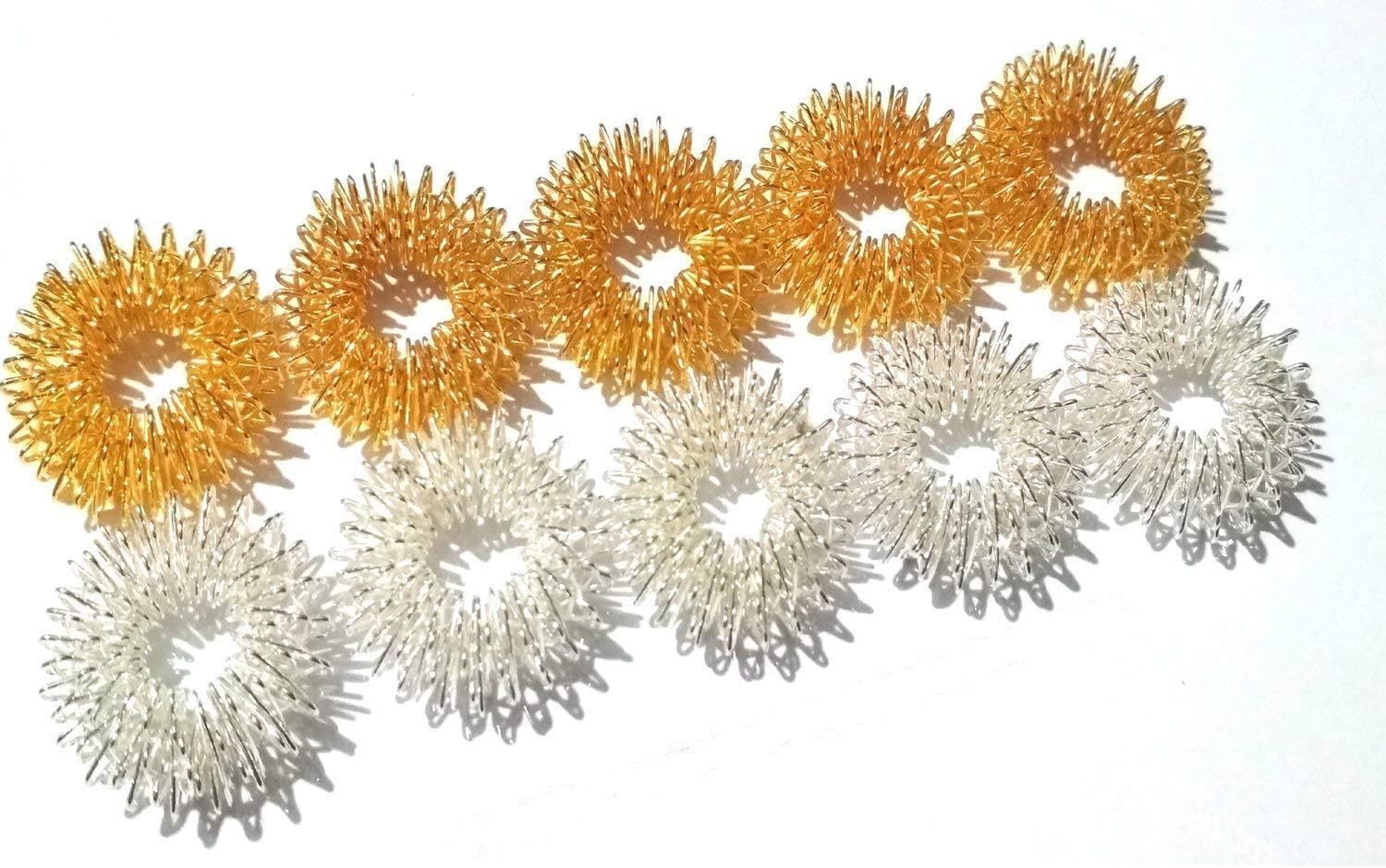 Acupressure sujok Metal Rings - 10 Units Set