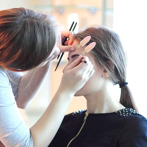 Miniatura 3 de Mini Skater Pinzas pequeñas para el cabello de 2.4 pulgadas, sin pliegues, sin doblar, bonitos pasadores, accesorios para mujeres, fino y rizado,