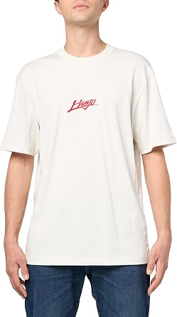 Hugo Mens Script Logo Short Sleeve Tshirt