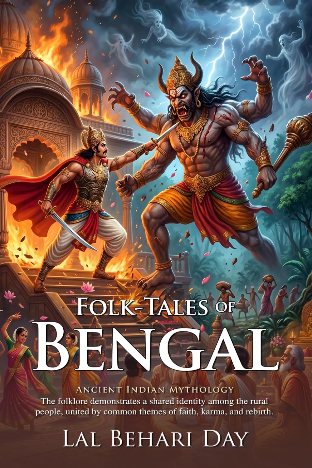 Folk-Tales of Bengal: Ancient Indian Myths and Magical Legends: Fully Illustrated Edition with Author Biography and Commentary