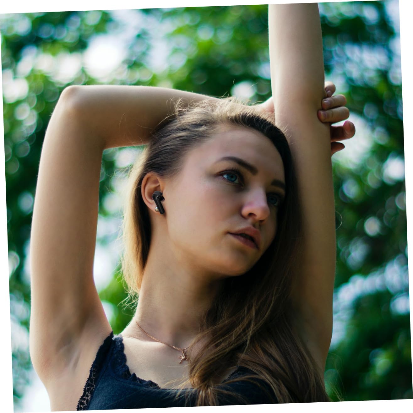 Auricolari Sportivi Wireless Stereo Tappi per Orecchie Impermeabili Cuffie Singole o Doppie Basso Ritardo Chip Aggiornato