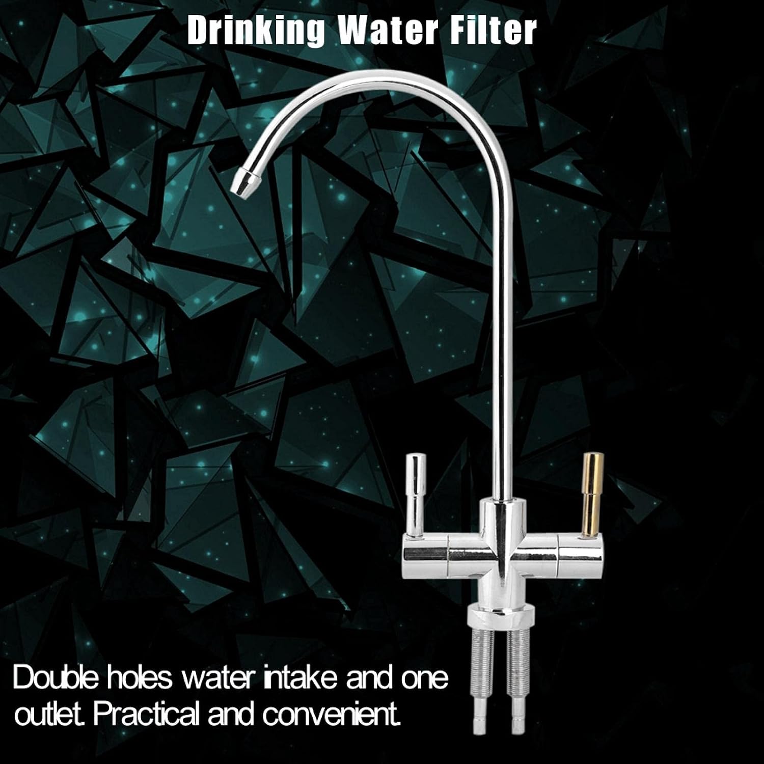 Tyenaza Modern Kitchen Mixer Tap - 1 Hole Faucet with Water Filter, Ideal for Kitchen Sink Replacement and Drinking Water - Image 5