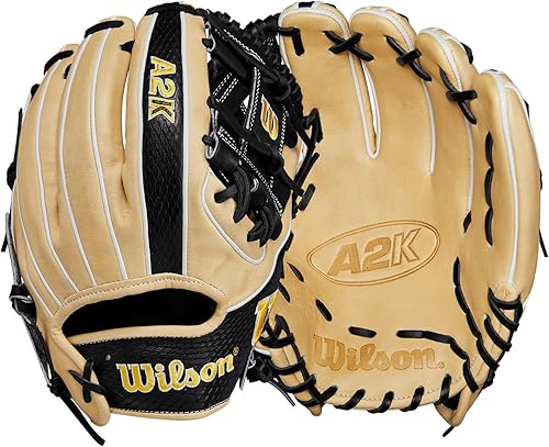 Wilson A2K Infield - Guantes de béisbol de 11.5 pulgadas, 11.75 pulgadas y 12 pulgadas, tiro a mano derecha