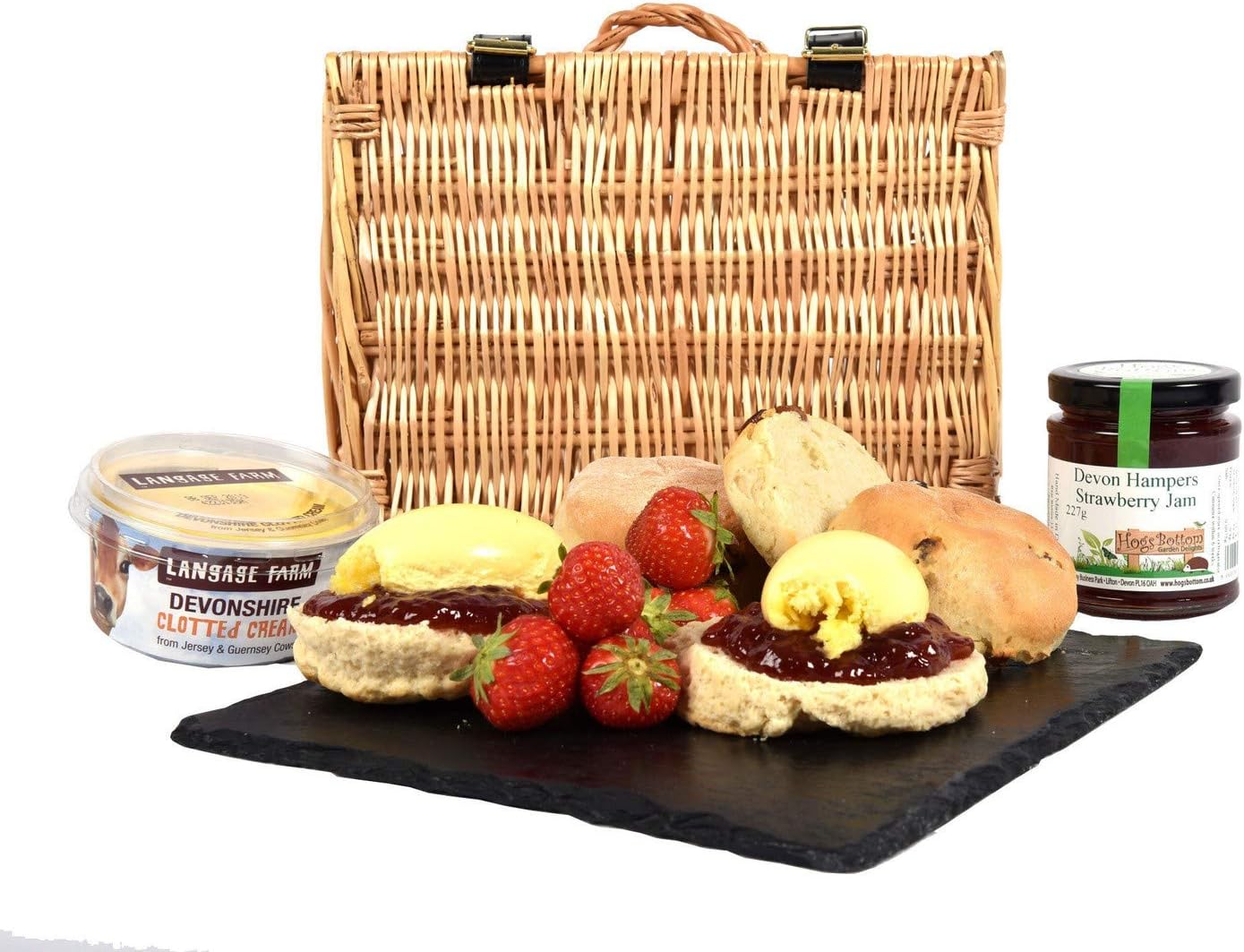 Cream Tea Hamper with Fruit Scones